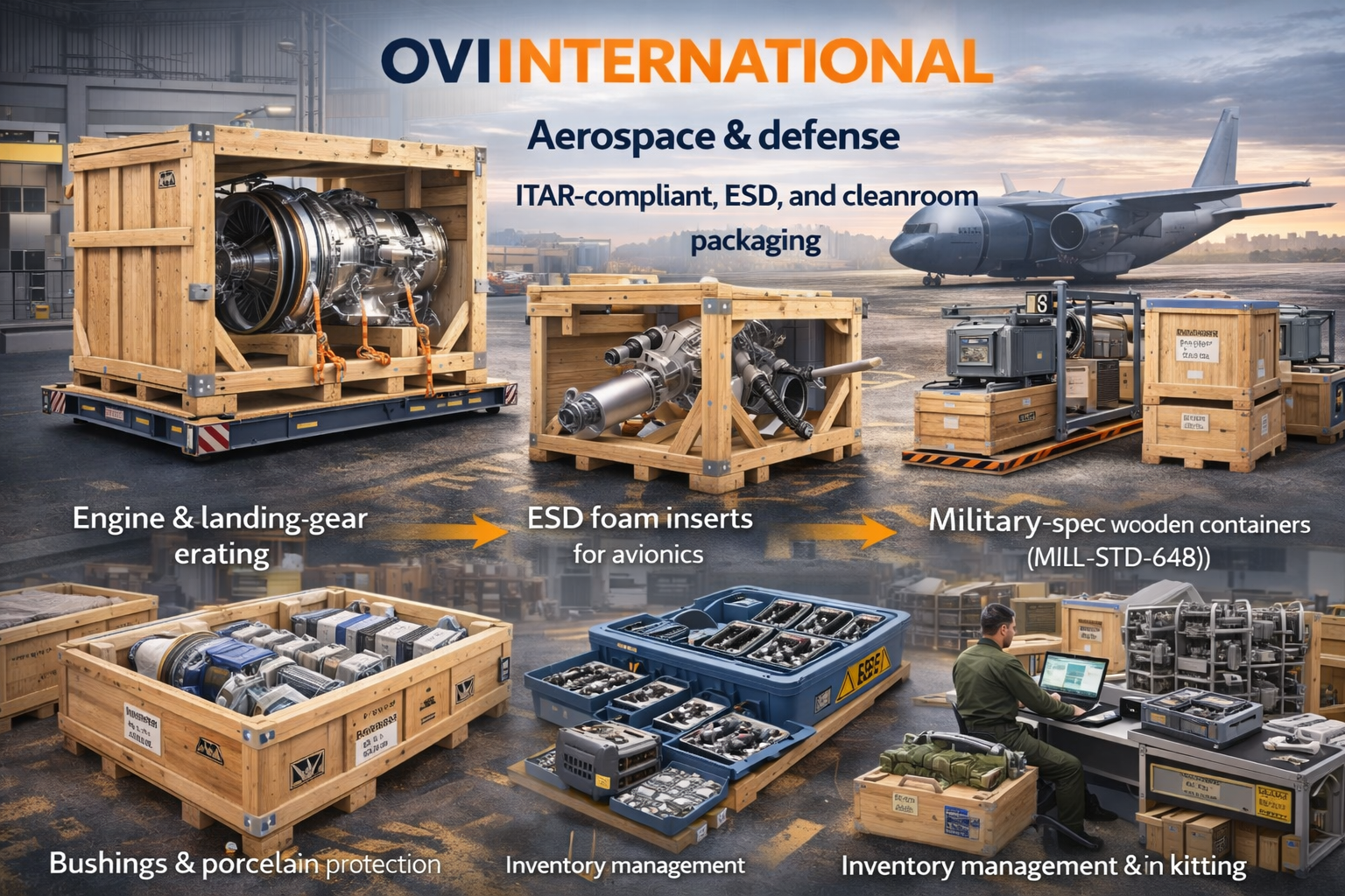 Aerospace defense packaging