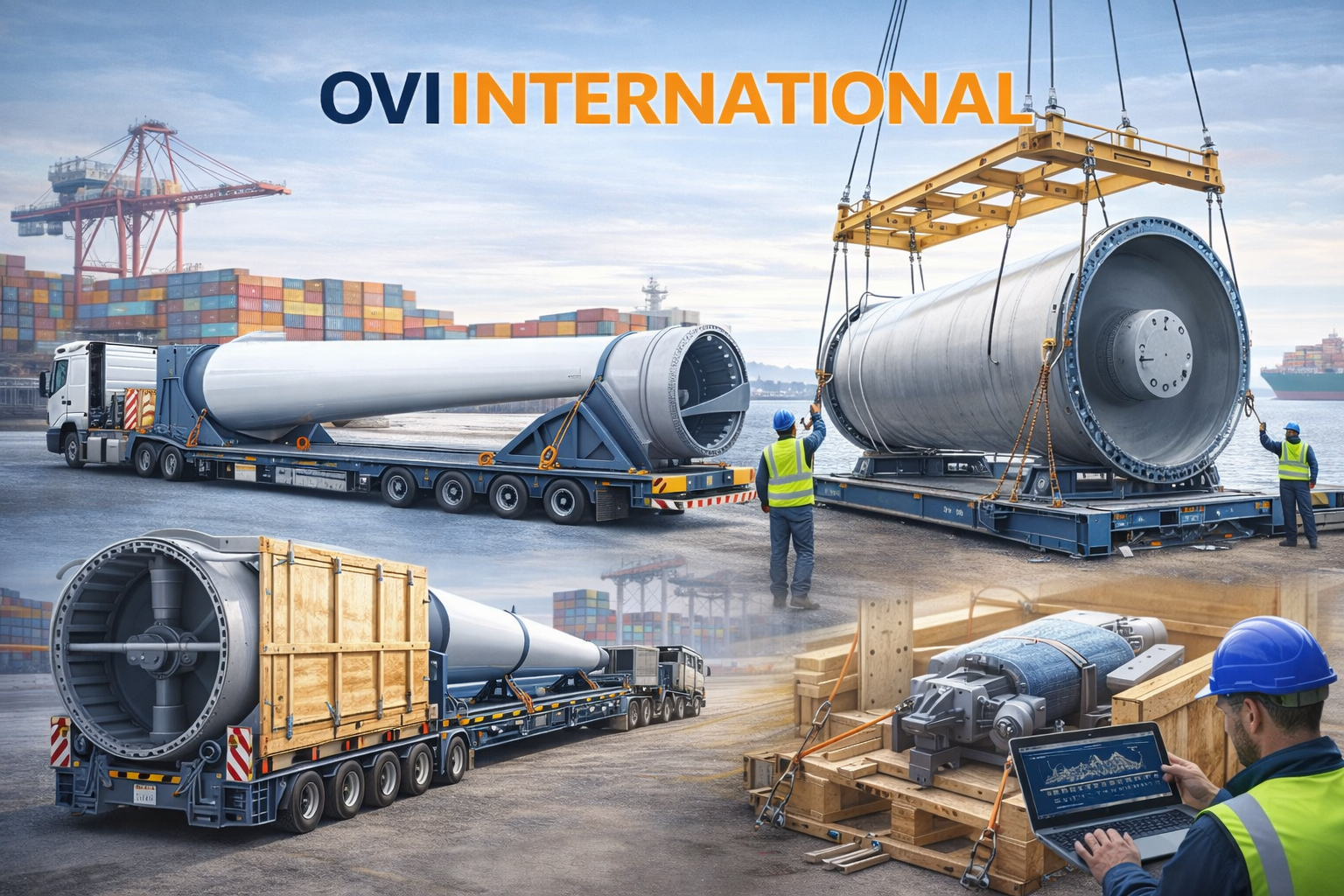 Over-dimensional cargo packaging