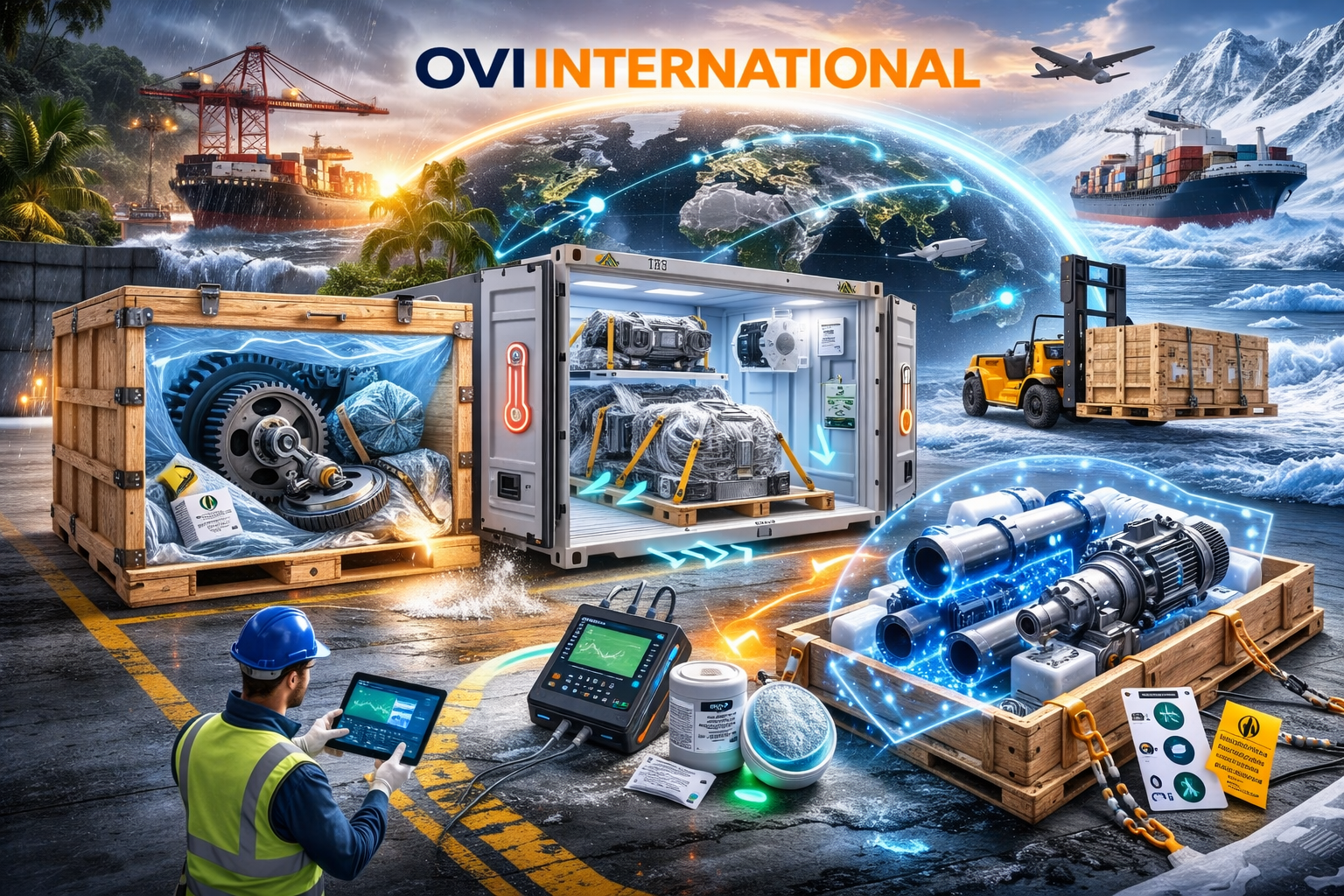 VCI corrosion protection for metal parts